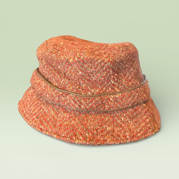 Coach Y2K Scaro Herringbone Crusher Hat - Picture 2 of 7